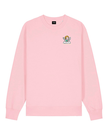 ENNAKKOTILAUS Love At First Bite - unisex collegepaita vaaleanpunainen